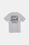 Dětské tričko Vans Next Stop šedá barva, s potiskem, VN000MK3ATH1