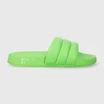 Pantofle Roxy x Rowley dámské, zelená barva