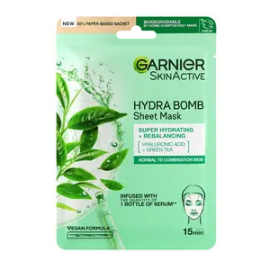 Garnier Skin Naturals Hydra Bomb čisticí a hydratační pleťová maska 28 g