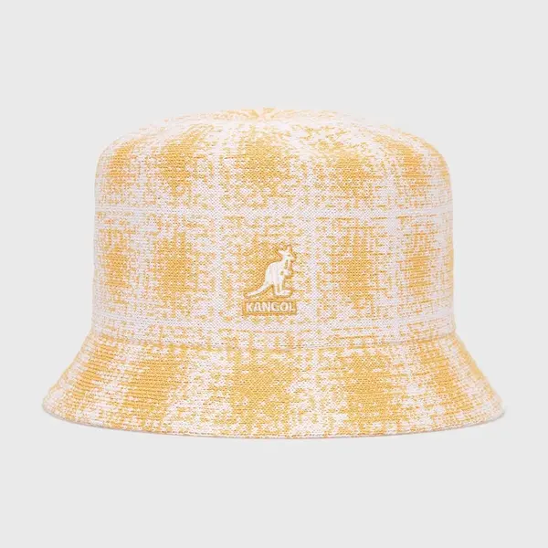 Klobouk Kangol žlutá barva, K3548.WW800-WW800
