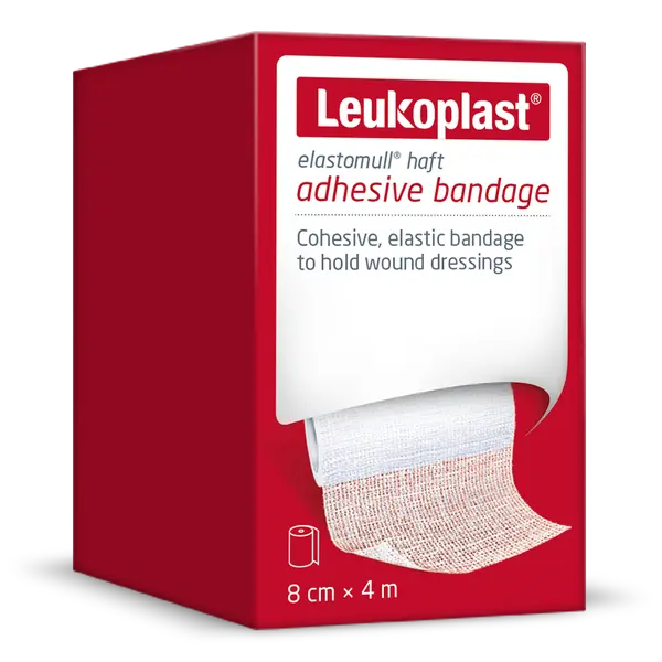 Leukoplast Elastomull haft 8 cm x 4 m elastické obinadlo 1 ks