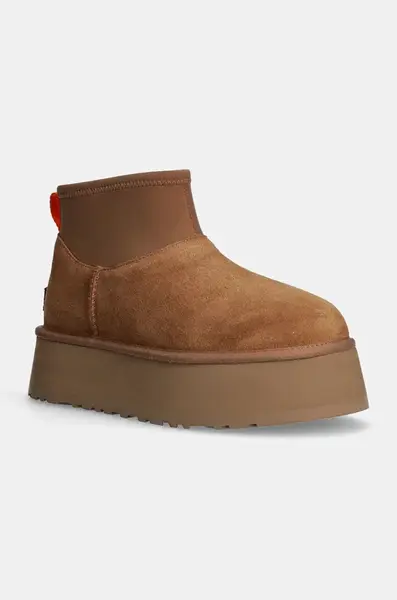 Semišové sněhule UGG Classic Mini Dipper