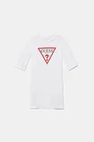 Dětské bavlněné šaty Guess