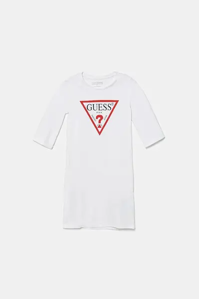 Dětské bavlněné šaty Guess