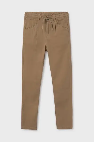 Dětské bavlněné kalhoty Mayoral relaxed fit