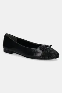 Kožené baleríny Tory Burch Cap-Toe Pave Ballet