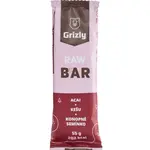 Grizly Raw Bar acai, kešu, konopné semínko tyčinka 55 g