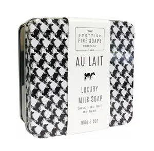 Scottish Fine Soaps Au Lait Mýdlo v plechové dóze 100 g