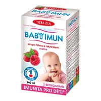 Terezia BABY IMUN s hlívou a rakytníkem příchuť malina sirup 100 ml