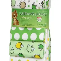 T-tomi Látkové pleny sada 4 ks zelení ježci
