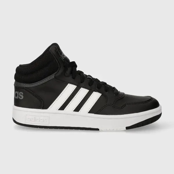Dětské sneakers boty adidas Originals HOOPS 3.0 MID K černá barva