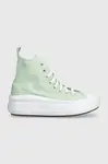 Dětské tenisky Converse zelená barva