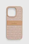 Obal na telefon Dkny iPhone 15 Pro 6.1 oranžová barva, DKHCP15LPRTHSLP