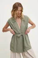 Vesta se lnem Answear.LAB