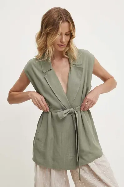 Vesta se lnem Answear.LAB