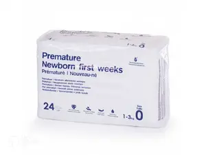 BATIST Plenky dětské 1-3 kg Premature/24 ks