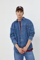 Džínová košile Dickies pánská, relaxed, s klasickým límcem
