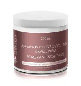 ZAHIR COSMETICS Arganový cukrový Scrub Pomeranč se skořicí 200 ml