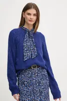 Svetr Pepe Jeans NAINA dámský, modrá barva, PL702241
