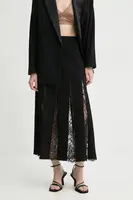 Sukně A.L.C. černá barva, maxi, áčková, 3SKRT00611