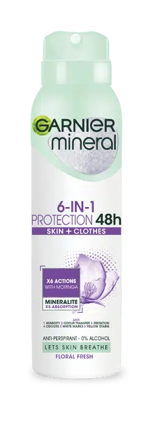 Garnier Mineral Protection 5 Floral Fresh minerální deodorant 150 ml