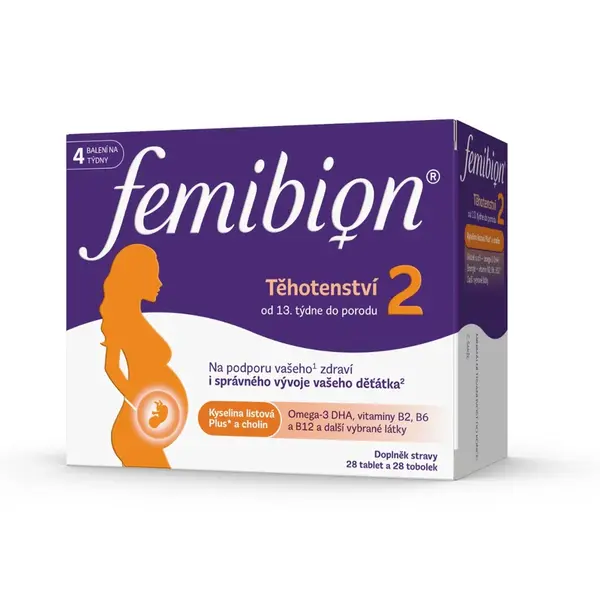 Femibion 2 Těhotenství 28 tablet + 28 tobolek