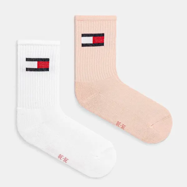 Dětské ponožky Tommy Hilfiger 2-pack oranžová barva, 701229940