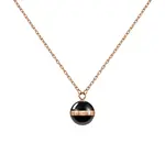 Daniel Wellington Půvabný náhrdelník s přívěskem z černé keramiky Aspiration DW00400156