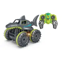 R/C 1:18 Obojživelné auto Žralok - zelený