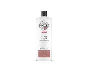 Nioxin Čisticí šampon pro jemné barvené mírně řídnoucí vlasy System 3 (Shampoo Cleanser System 3) 1000 ml