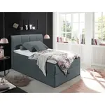 MID.YOU POSTEL BOXSPRING, 120/200 cm, antracitová