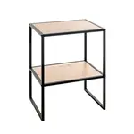 ODKLÁDACÍ STOLEK, černá, barvy dubu