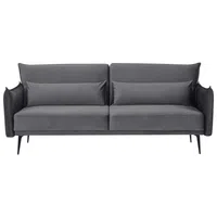 Stylife ROZKLÁDACÍ POHOVKA, kov, textil, tmavě šedá