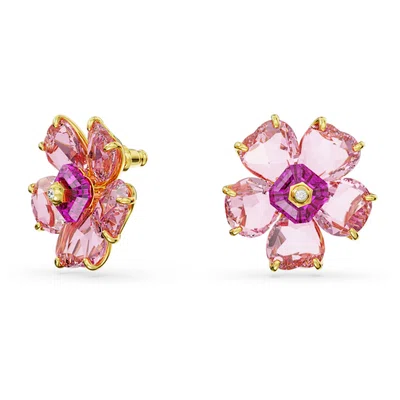 Swarovski Unikátní pozlacené náušnice se Swarovski krystaly Florere 5650563
