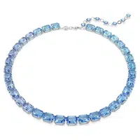 Swarovski Oslnivý náhrdelník s modrými Swarovski krystaly Millenia 5694136