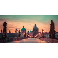 Euroart OBRAZ NA PLÁTNĚ PRAHA, města, 115/55/3 cm