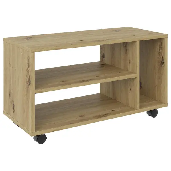 Carryhome KOMODA POD TELEVIZI, dub artisan, 73,5/42/33,5 cm