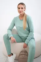 Sportovní set tmavě mátová