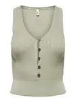 ONLY Vyšívaný top 'ONLLina'  sivobéžová