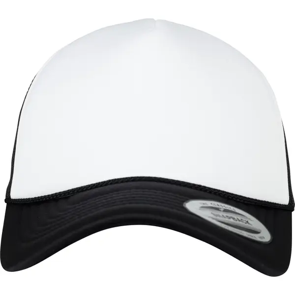 Foam Trucker Cap Curved Visor blk/wht/blk