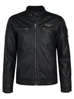 Petrol Industries Prechodná bunda  čierna