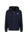 ALPHA INDUSTRIES Tepláková bunda  tmavomodrá