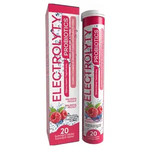 ELECTROLYTY PROBIOTICS Malina šumivé tablety 20 kusov
