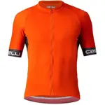 Castelli ENTRATA IV Pánsky cyklistický dres, oranžová, veľkosť