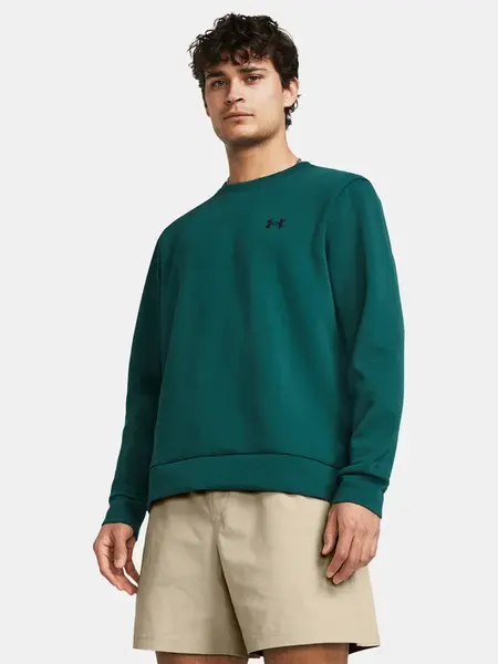 Under Armour Mikina UA Unstoppable Flc Crew-BLU - Pánské