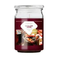 SVÍČKA VE SKLE S VÍČKEM