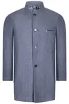 PLT8367 DEWBERRY MENS COAT-DARK FLAT GREY