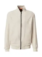 BOSS Prechodná bunda 'Lisimba M'  svetlobéžová / čierna