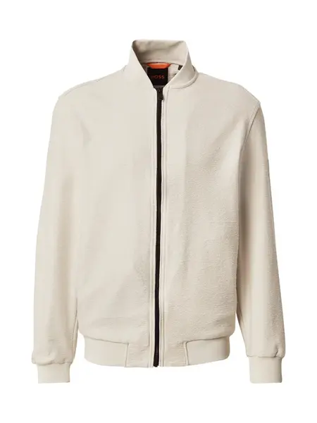 BOSS Prechodná bunda 'Lisimba M'  svetlobéžová / čierna