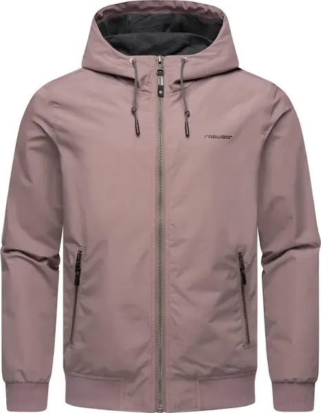 Ragwear Prechodná bunda 'Perci'  tmavošedá / čierna